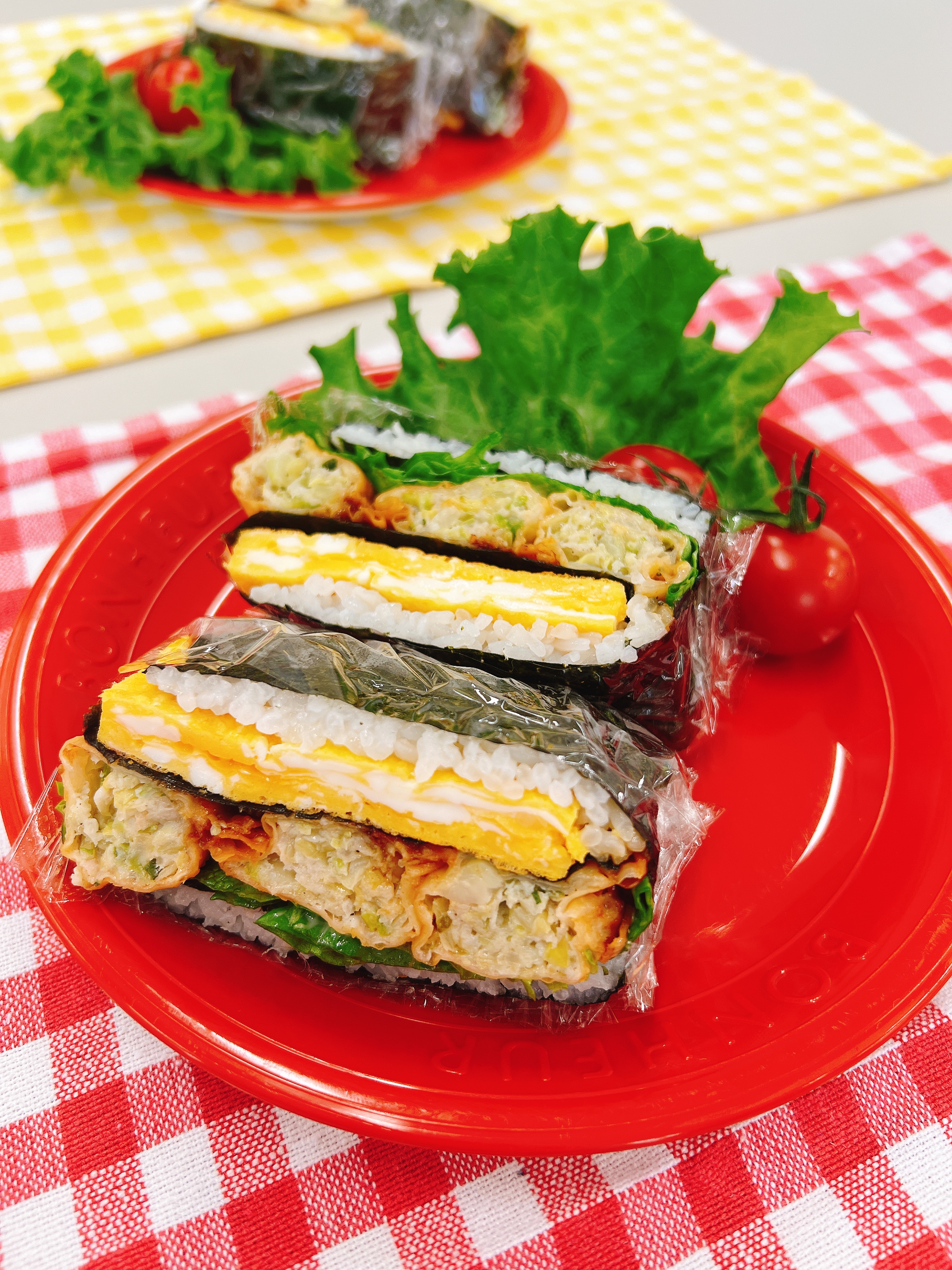 餃子おにぎらず
